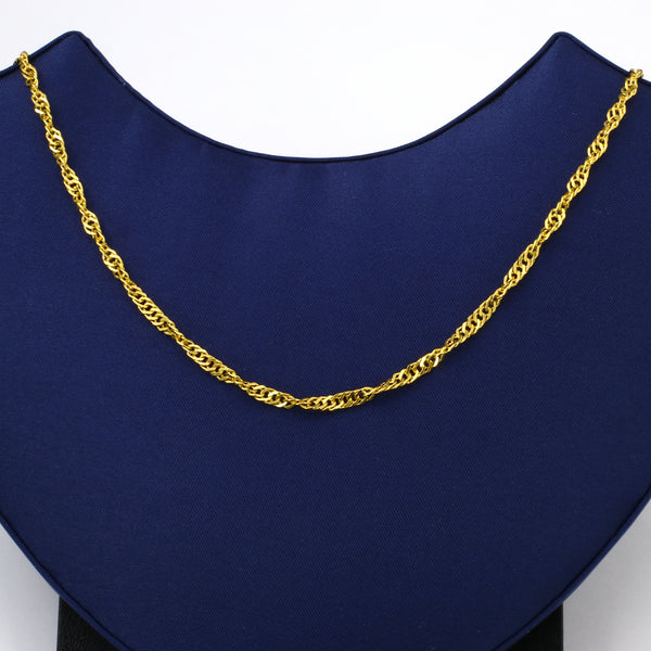 Jewelry City Selection K24 ネックレス スクリュー４７ AJ5  42cm  55032366　ゴールドジュエリー