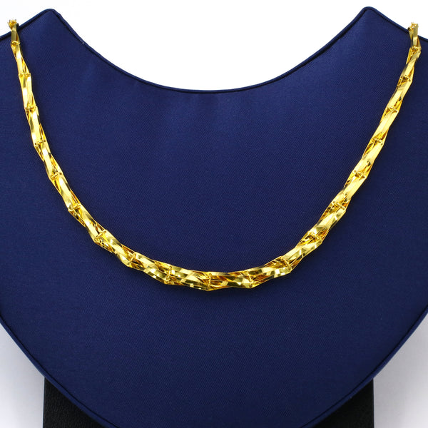 Jewelry City Selection K24 ネックレス 42cmデザインチェーン55033081　ゴールドジュエリー
