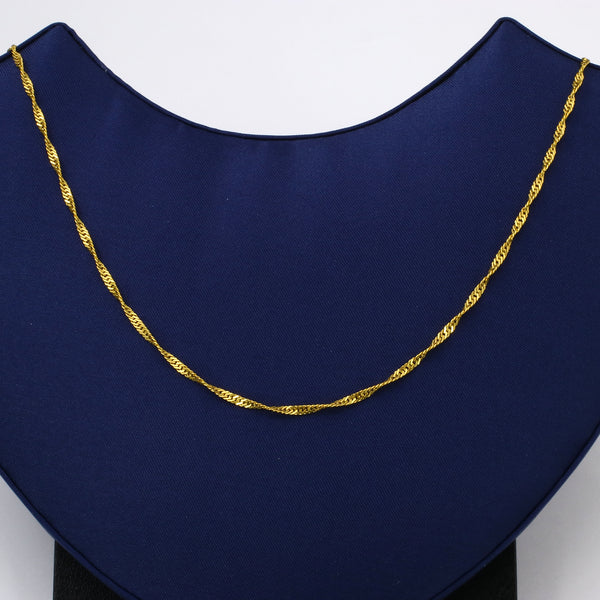 Jewelry City Selection K24 ネックレス スクリュー30A J5 45cm チェーン 55028548　ゴールドジュエリー