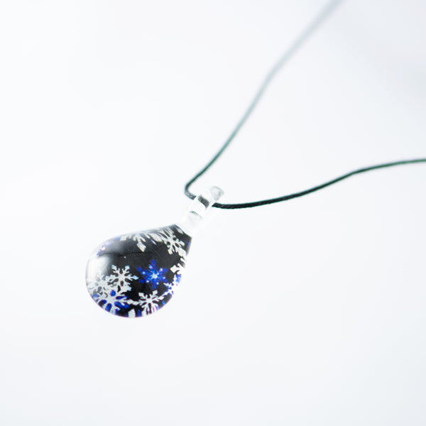NORTH ONE GLASS JEWELRY オーバル Falling Snow NDM-B-011 | Jewelry City