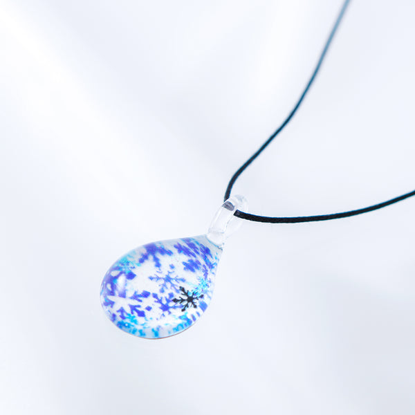 NORTH ONE GLASS JEWELRY オーバル Blue Snow NDM-B-040 | Jewelry City
